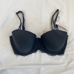 🎁 NWT Victorias Secret Wicked Lightly Lined Smooth Balconette Bra in Black